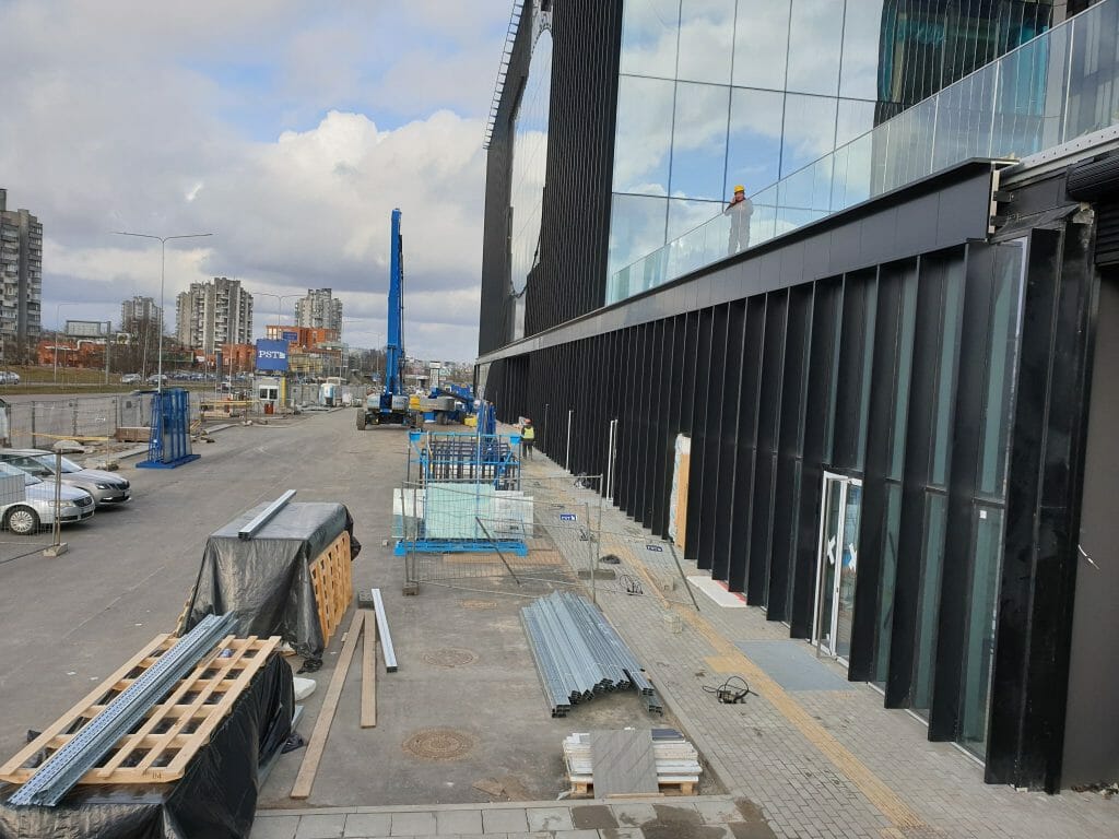 U219 (Ukmergės g. 219) - Office center - construction photos