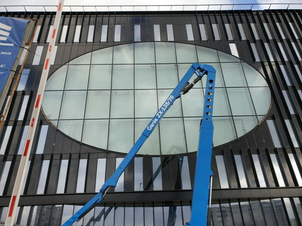 U219 (Ukmergės g. 219) - Office center - construction photos