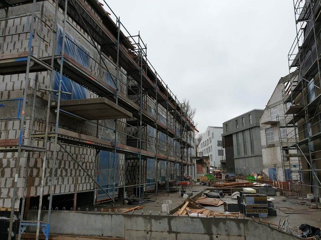 PAUPYS 4 etapas (Aukštaičių g. 16) - Multi apartment - construction photos