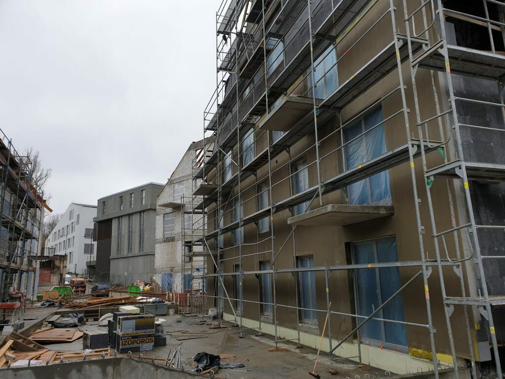 PAUPYS 4 etapas (Aukštaičių g. 16) - Multi apartment - construction photos