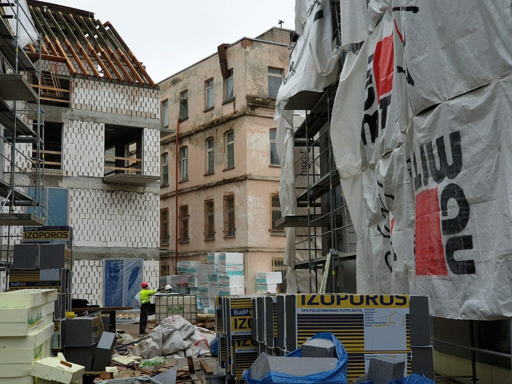 PAUPYS 4 etapas (Aukštaičių g. 16) - Multi apartment - construction photos