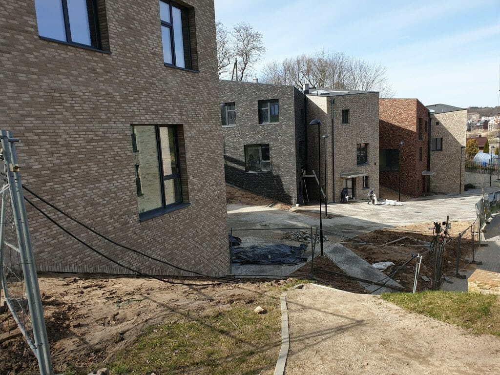 Markučių kalvos (Markučių g. 34, 34A, 36, 36A, 40) - Row housing - construction photos