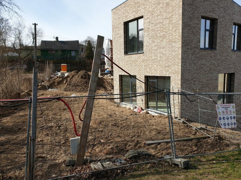 Markučių kalvos (Markučių g. 34, 34A, 36, 36A, 40) - Row housing - construction photos