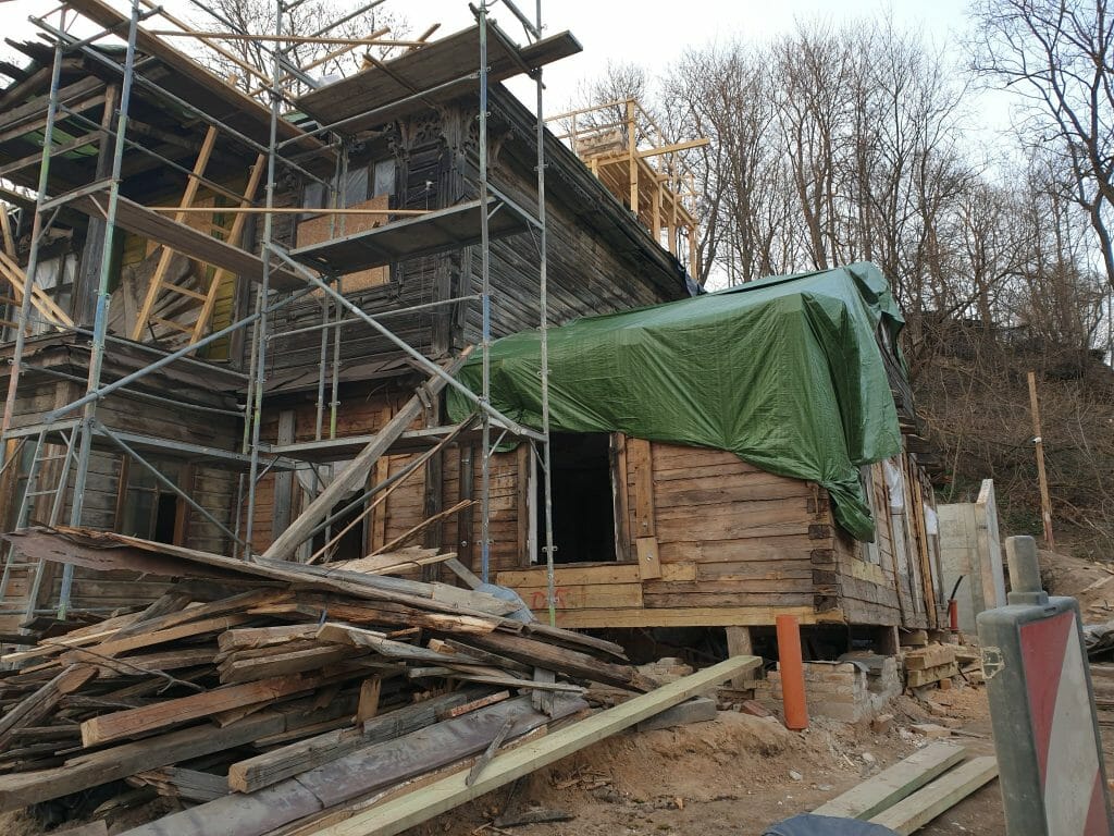 Medinės architektūros muziejus (Polocko g. 52) - Museum - construction photos