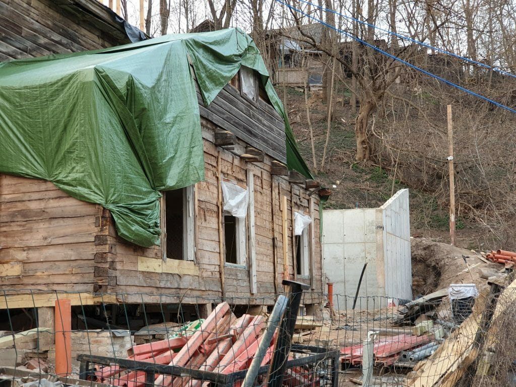 Medinės architektūros muziejus (Polocko g. 52) - Museum - construction photos