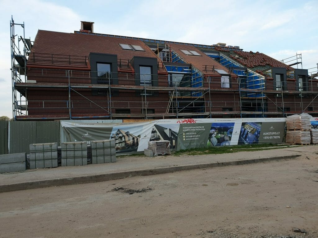 Aukštupis (Krivūlės g. 9) - Multi apartment - construction photos
