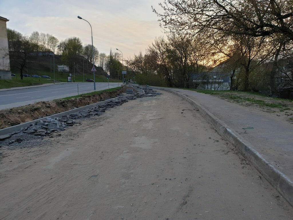 Aukštupis (Krivūlės g. 9) - Multi apartment - construction photos