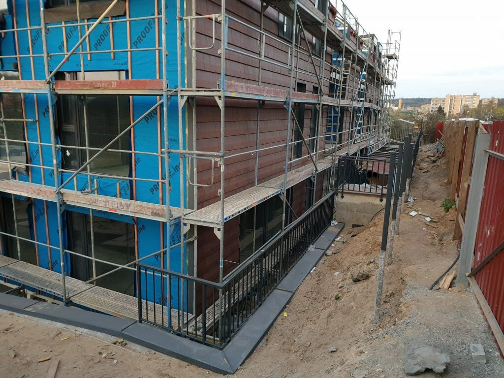 Aukštupis (Krivūlės g. 9) - Multi apartment - construction photos