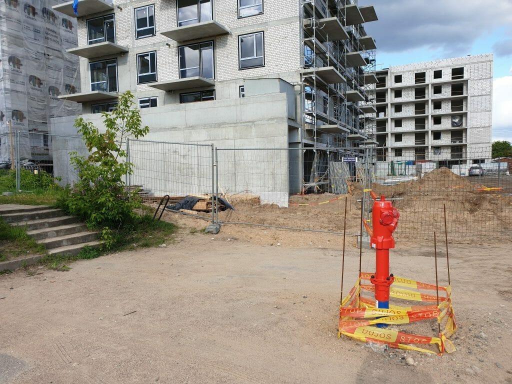 Kernavės aveniu (Kernavės g. 4) - Multi apartment - construction photos