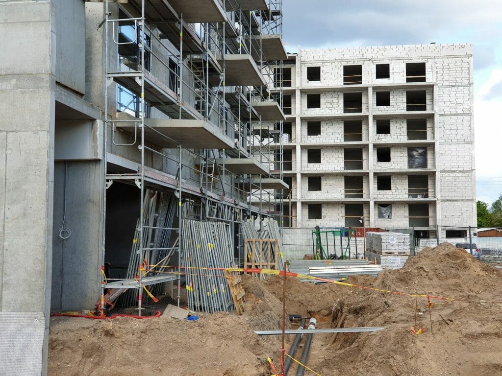 Kernavės aveniu (Kernavės g. 4) - Multi apartment - construction photos