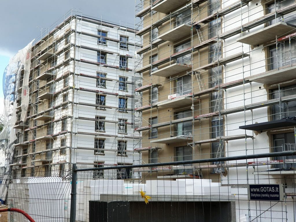 Kernavės aveniu (Kernavės g. 4) - Multi apartment - construction photos