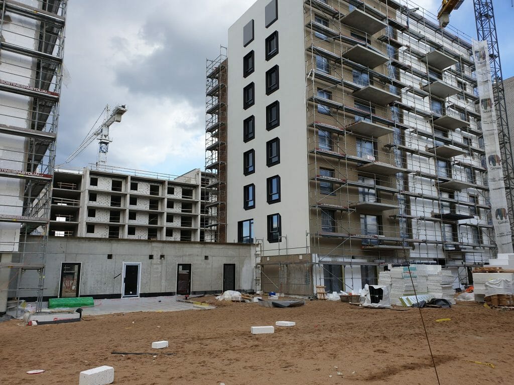 Kernavės aveniu (Kernavės g. 4) - Multi apartment - construction photos