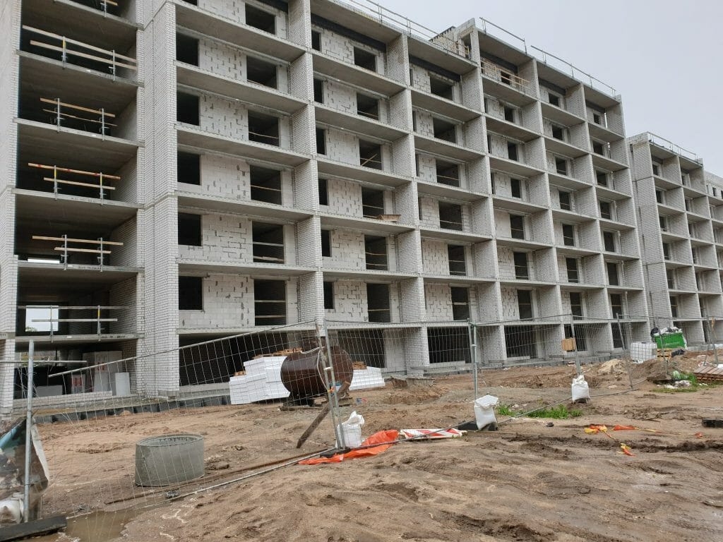 K17 (Kernavės g. 15, 17) - Multi apartment - construction photos