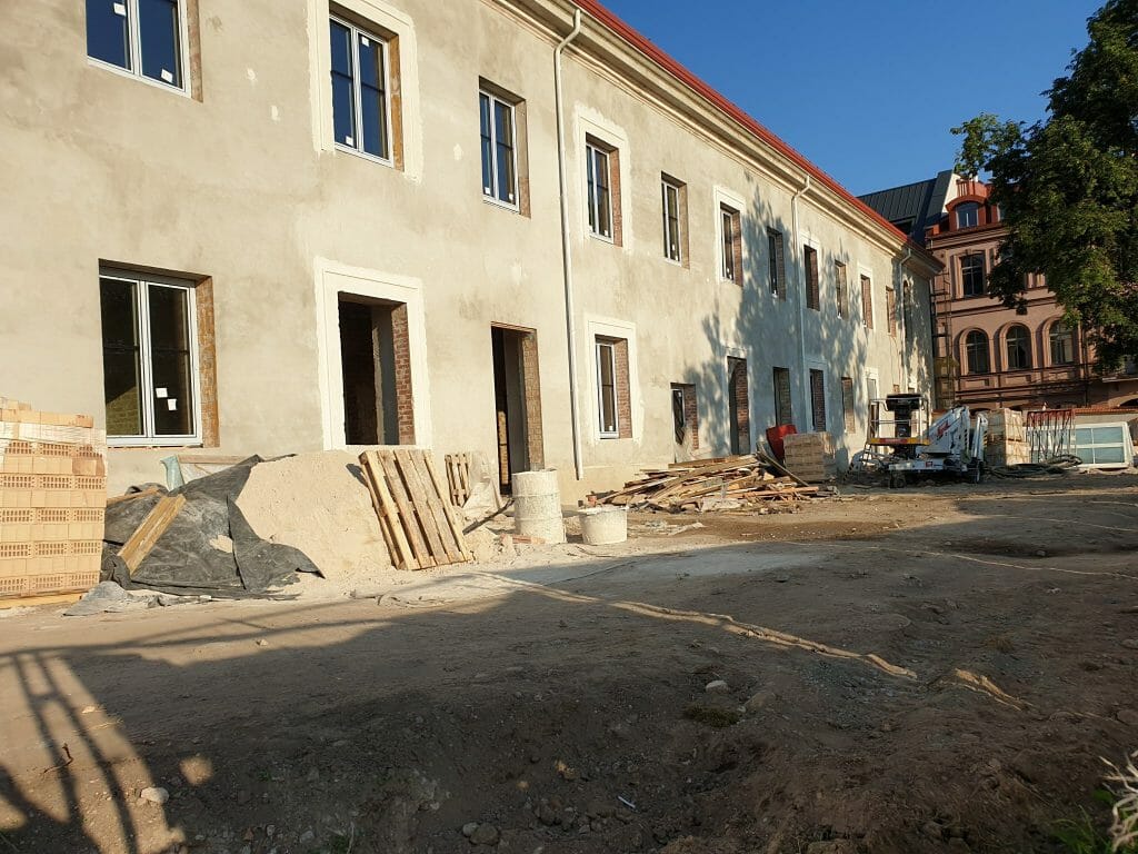 Misionierių sodai (Subačiaus g. 20) - Multi apartment - construction photos