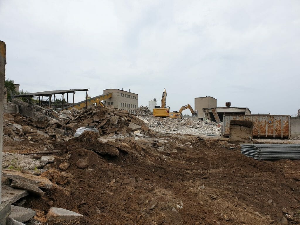 Vilnelės skverai 1 etapas (Manufaktūrų g. 7) - Multi apartment - construction photos