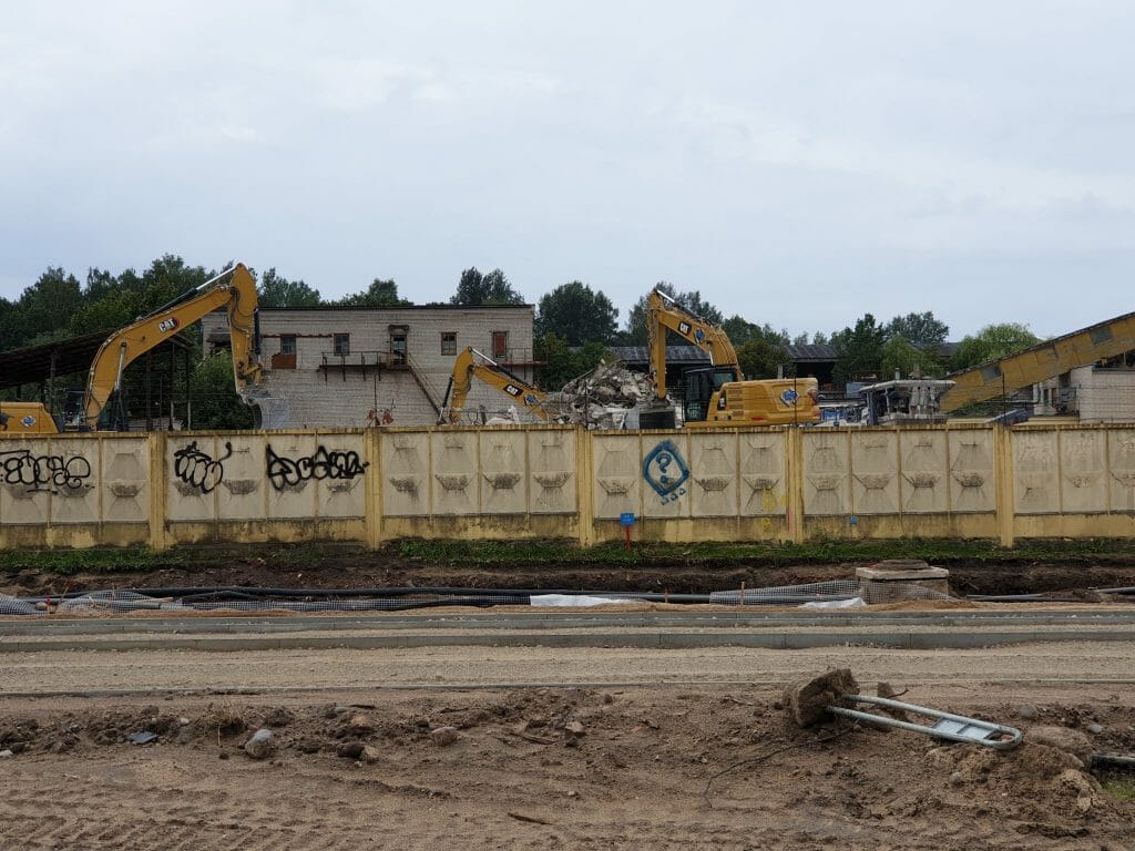 Vilnelės skverai 1 etapas (Manufaktūrų g. 7) - Multi apartment - construction photos