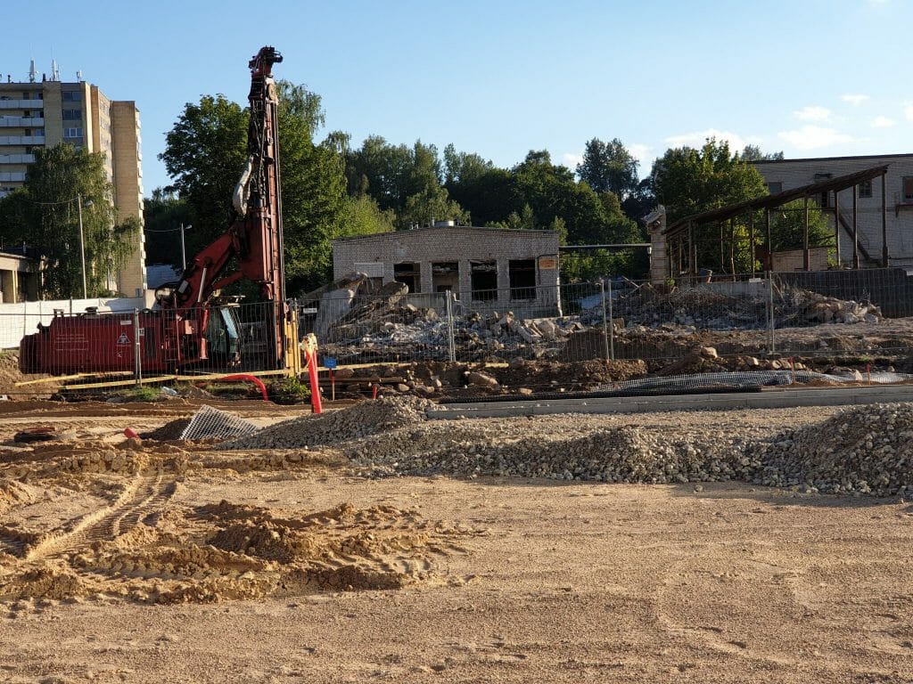 Vilnelės skverai 1 etapas (Manufaktūrų g. 7) - Multi apartment - construction photos