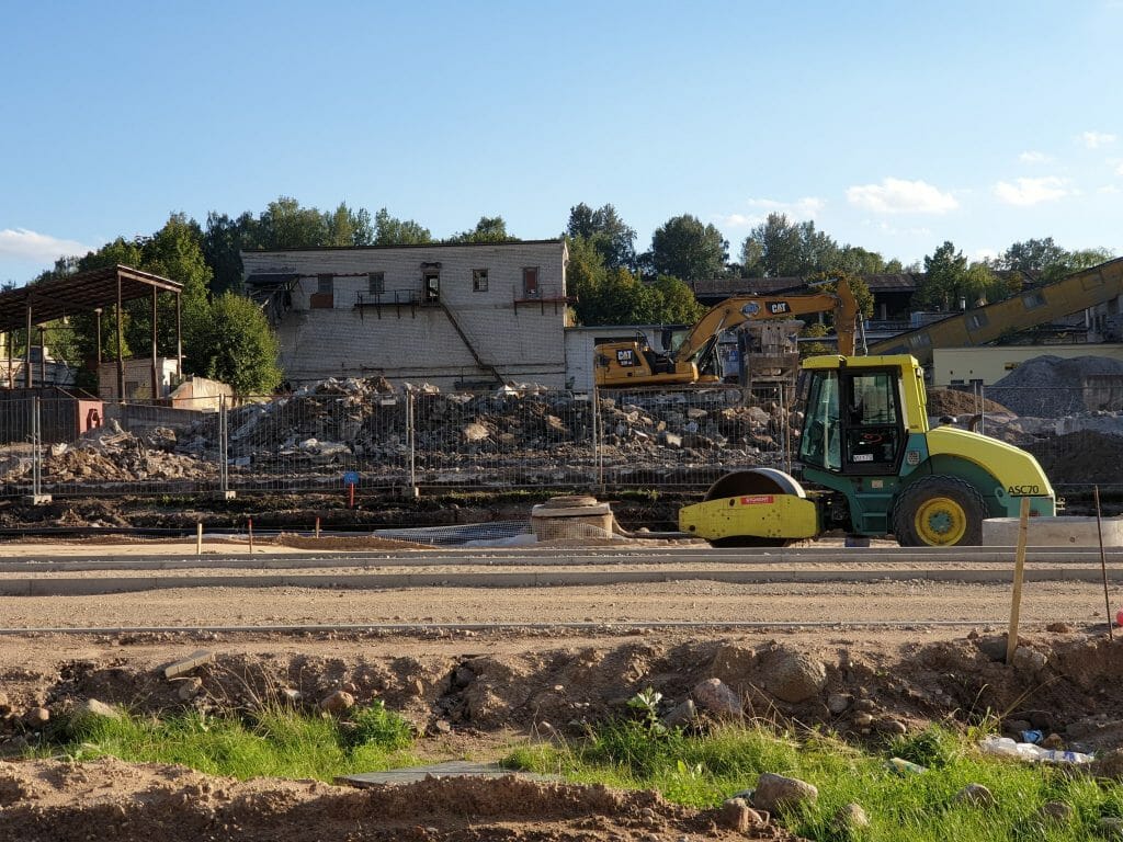 Vilnelės skverai 1 etapas (Manufaktūrų g. 7) - Multi apartment - construction photos