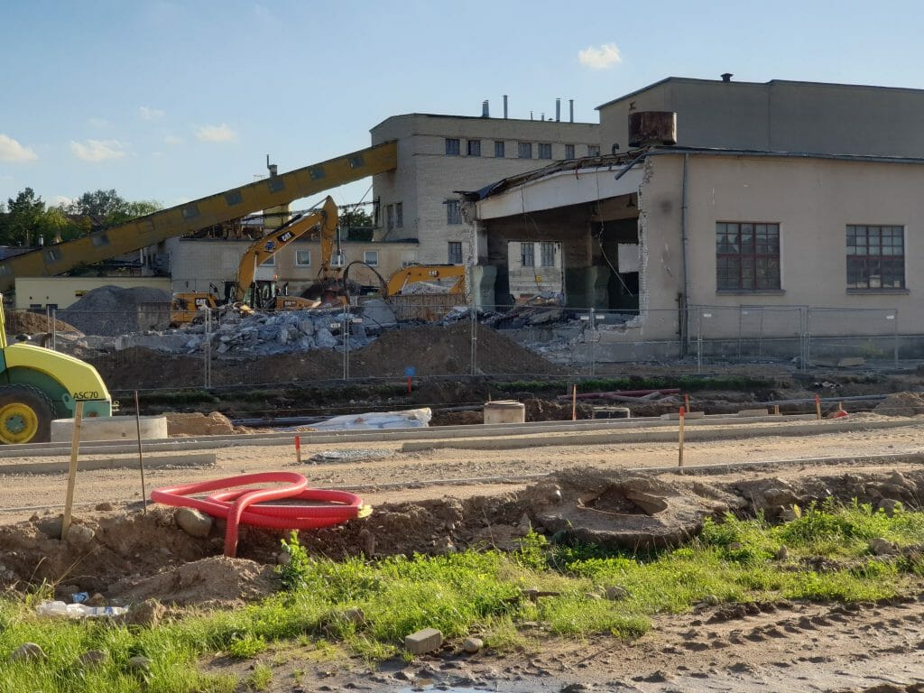 Vilnelės skverai 1 etapas (Manufaktūrų g. 7) - Multi apartment - construction photos