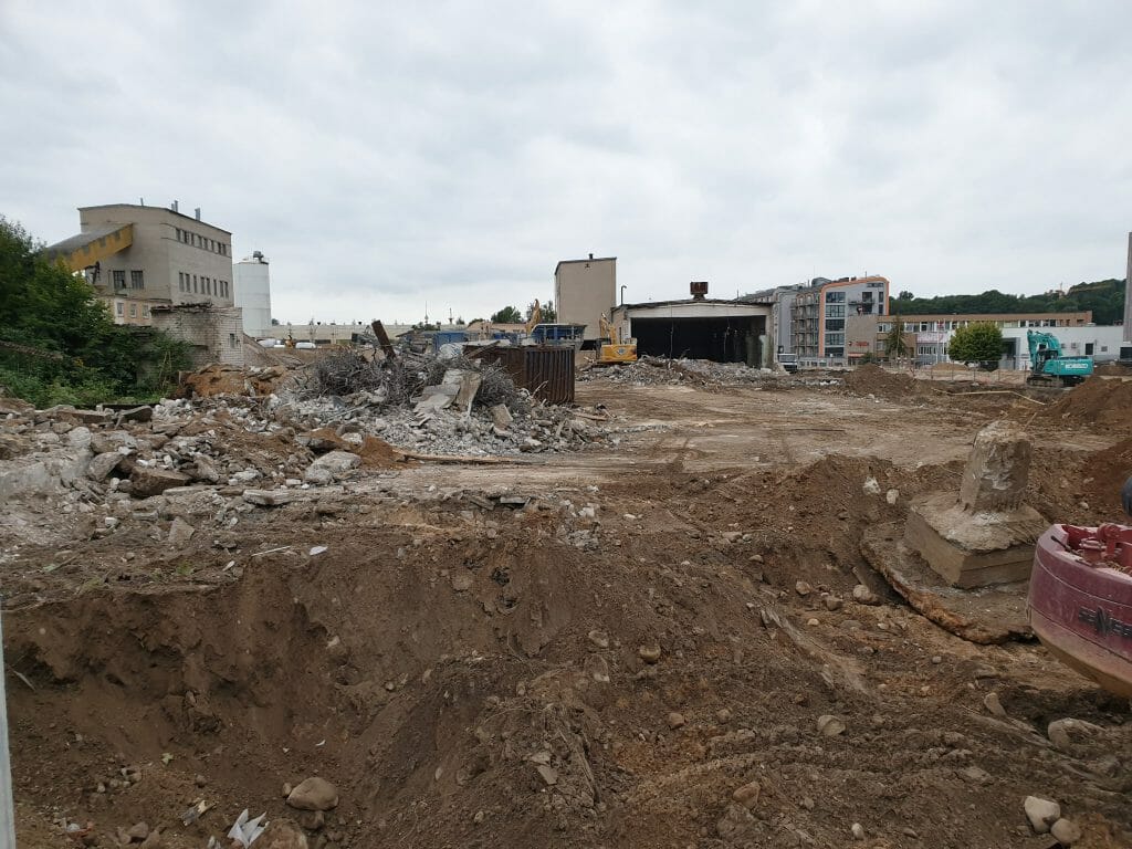 Vilnelės skverai 1 etapas (Manufaktūrų g. 7) - Multi apartment - construction photos