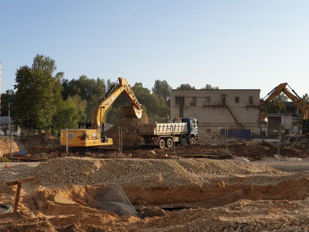 Vilnelės skverai 1 etapas (Manufaktūrų g. 7) - Multi apartment - construction photos