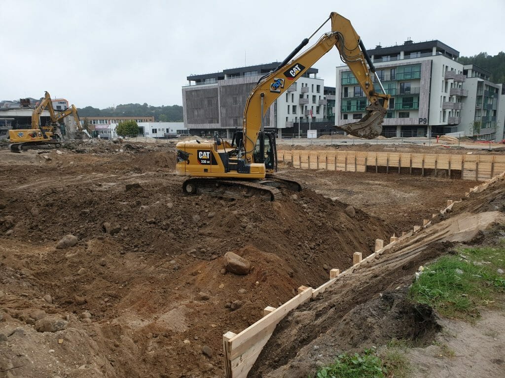 Vilnelės skverai 1 etapas (Manufaktūrų g. 7) - Multi apartment - construction photos