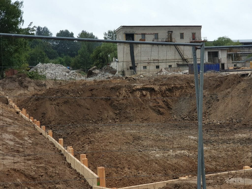 Vilnelės skverai 1 etapas (Manufaktūrų g. 7) - Multi apartment - construction photos