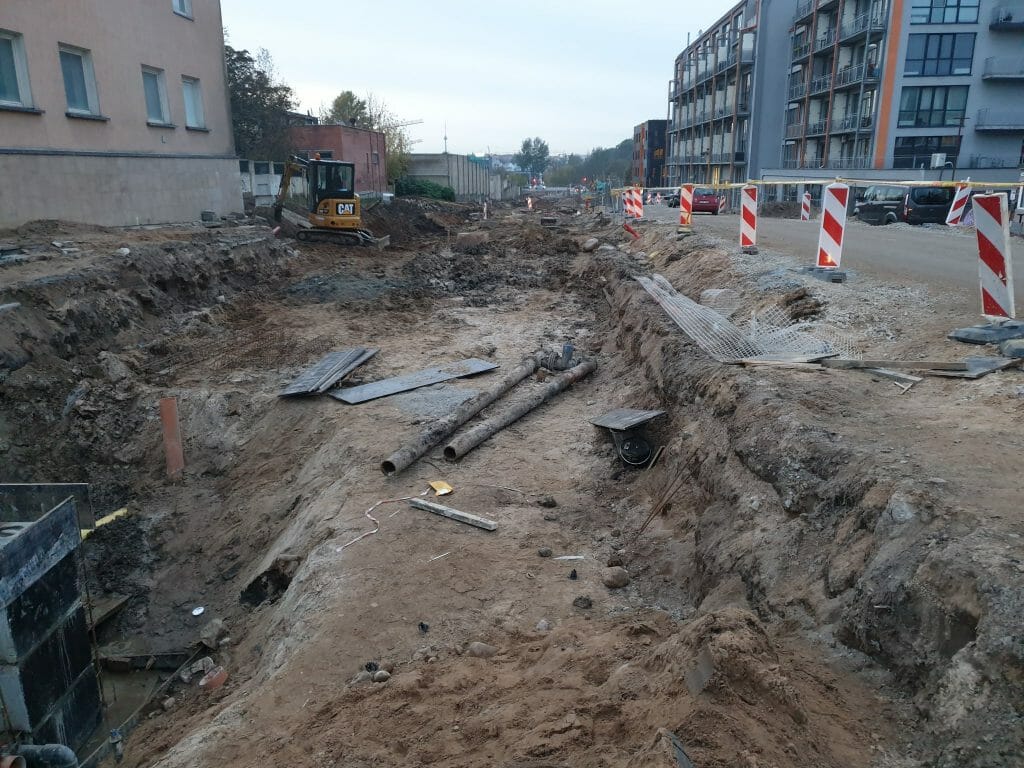 Manufaktūrų g. (Manufaktūrų g.) - Bike path, Street - construction photos
