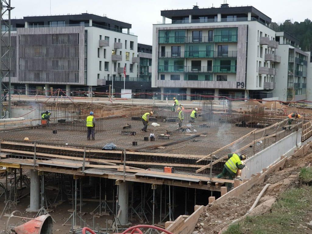 Vilnelės skverai 1 etapas (Manufaktūrų g. 7) - Multi apartment - construction photos