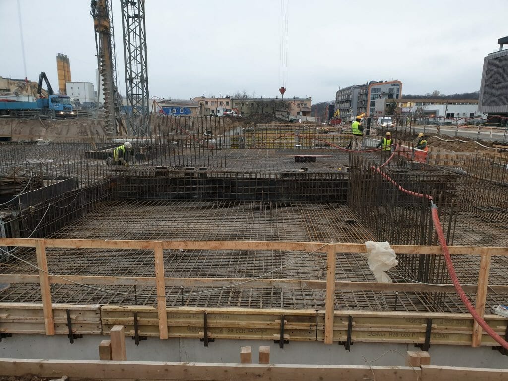 Vilnelės skverai 1 etapas (Manufaktūrų g. 7) - Multi apartment - construction photos