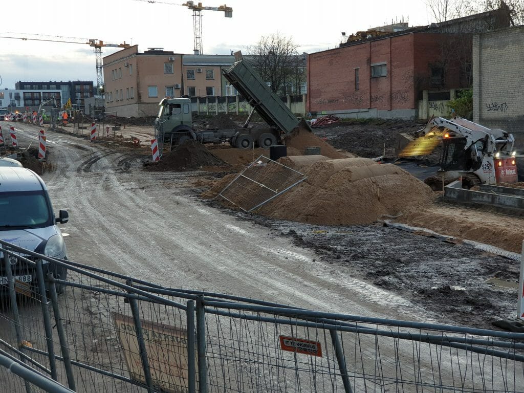 Manufaktūrų g. (Manufaktūrų g.) - Bike path, Street - construction photos