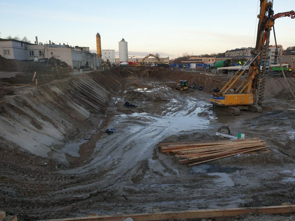 Vilnelės skverai 1 etapas (Manufaktūrų g. 7) - Multi apartment - construction photos