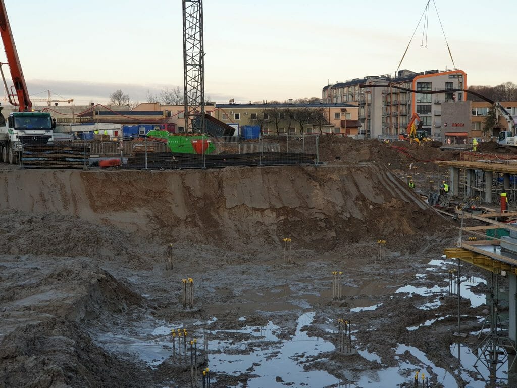 Vilnelės skverai 1 etapas (Manufaktūrų g. 7) - Multi apartment - construction photos