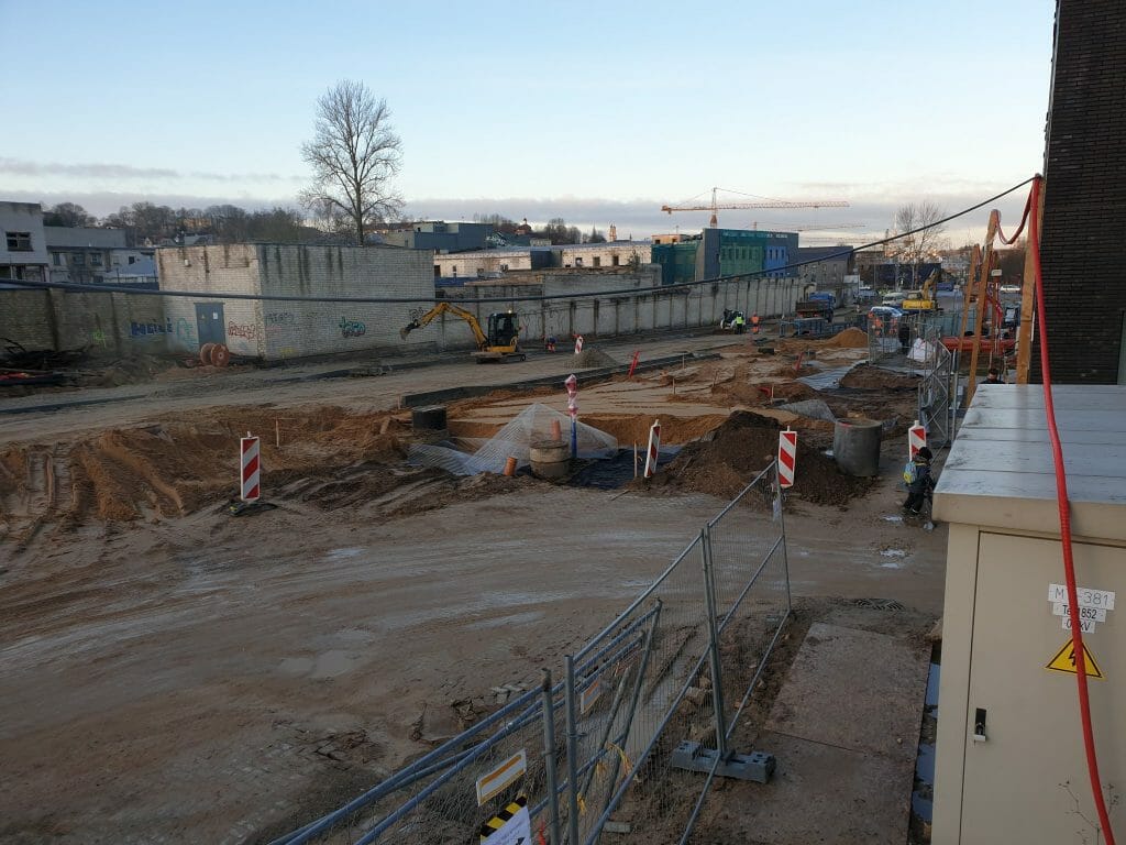 Manufaktūrų g. (Manufaktūrų g.) - Bike path, Street - construction photos
