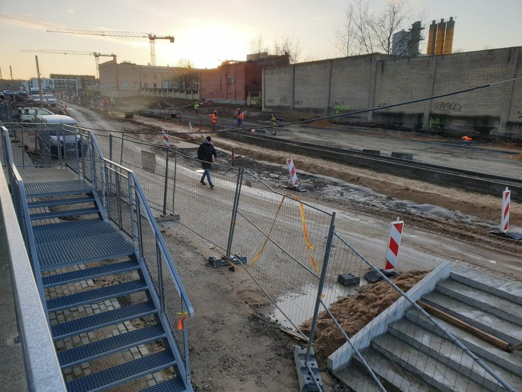 Manufaktūrų g. (Manufaktūrų g.) - Bike path, Street - construction photos