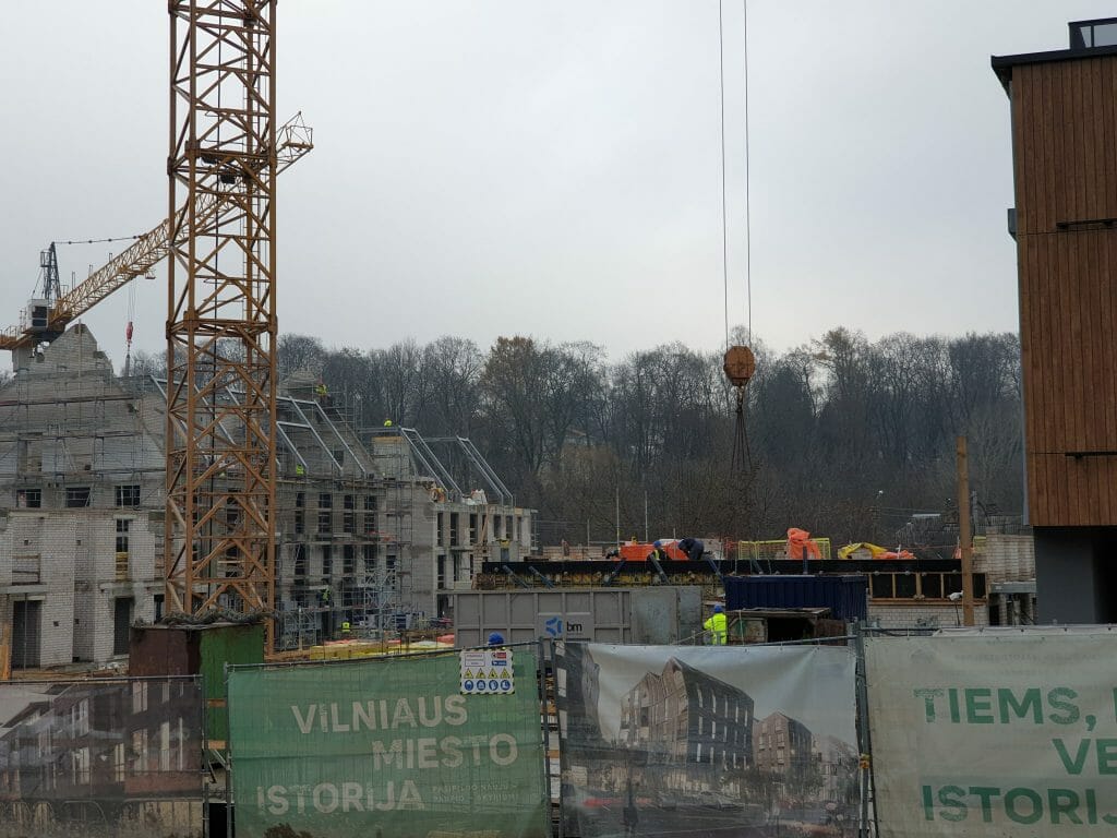 PAUPYS 7 etapas (Aukštaičių g. 19, Paupio g. 50) - Multi apartment - construction photos