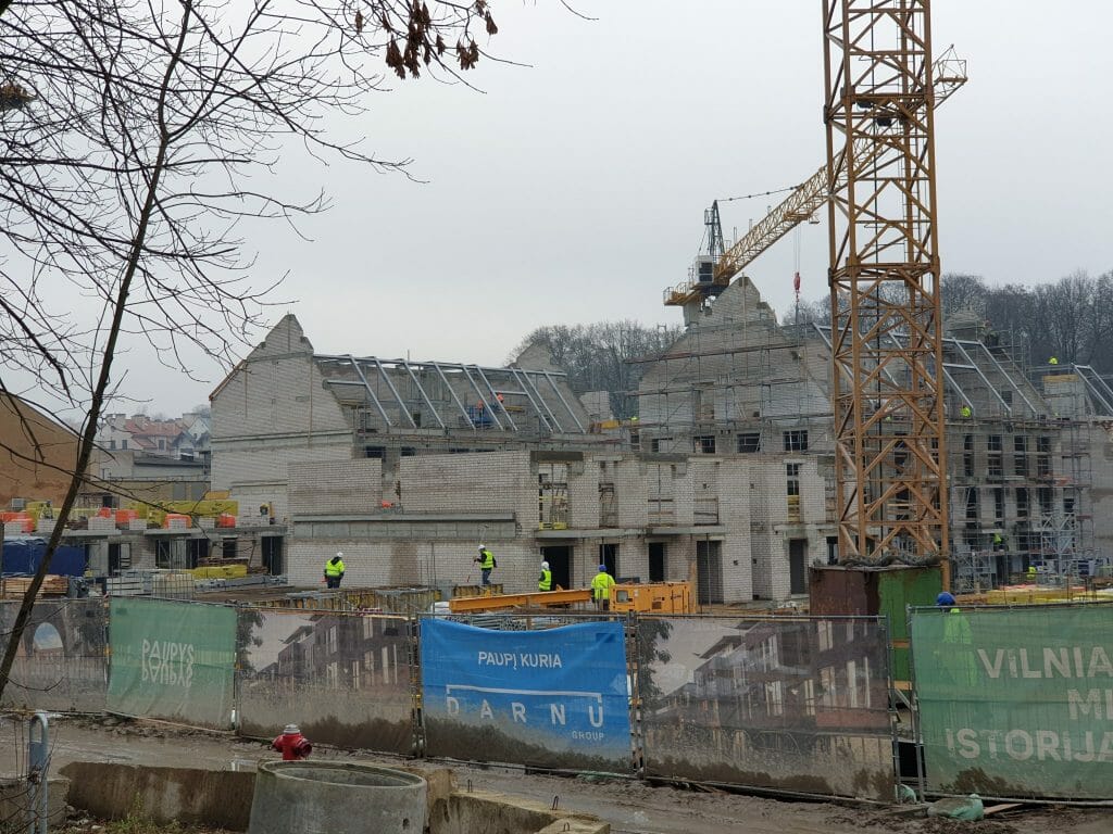 PAUPYS 7 etapas (Aukštaičių g. 19, Paupio g. 50) - Multi apartment - construction photos