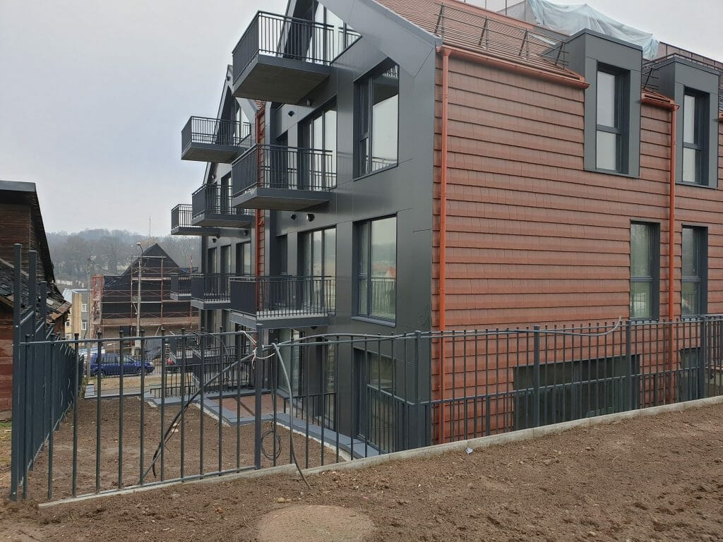 Aukštupis (Krivūlės g. 9) - Multi apartment - construction photos