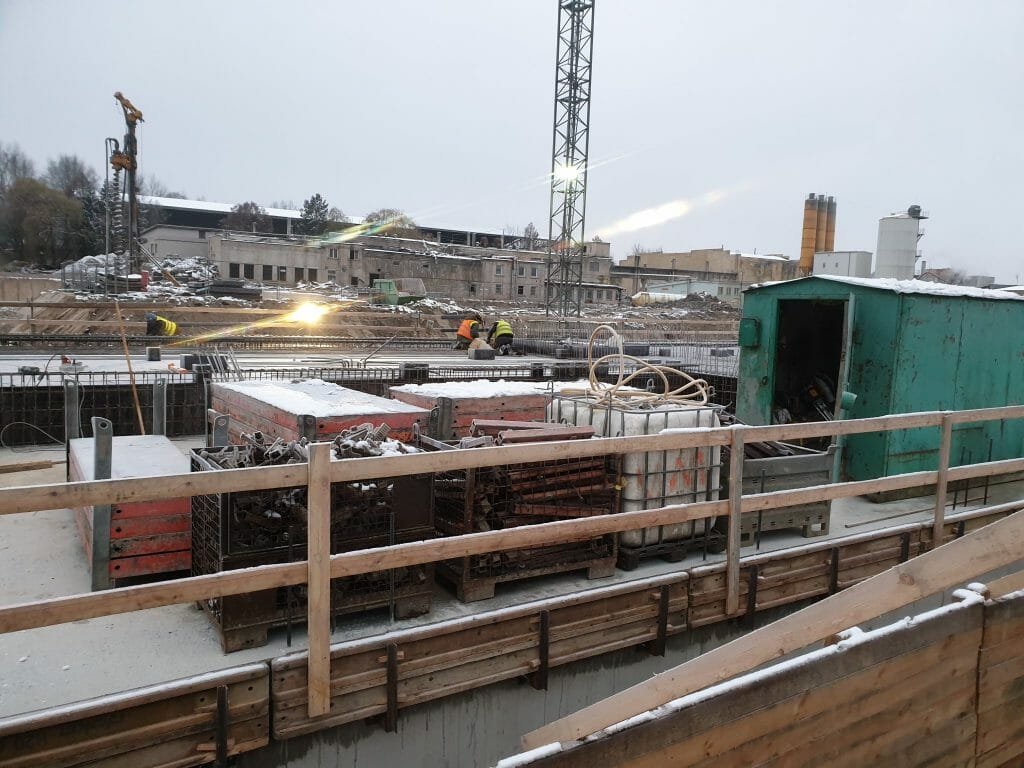 Vilnelės skverai 1 etapas (Manufaktūrų g. 7) - Multi apartment - construction photos