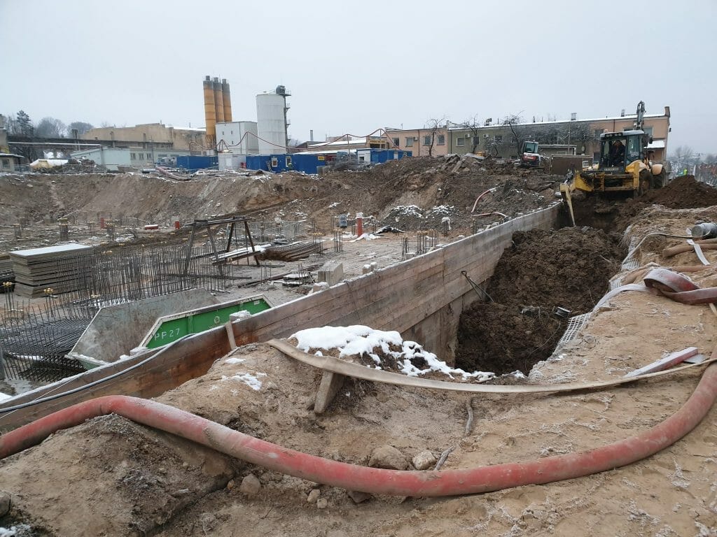 Vilnelės skverai 1 etapas (Manufaktūrų g. 7) - Multi apartment - construction photos