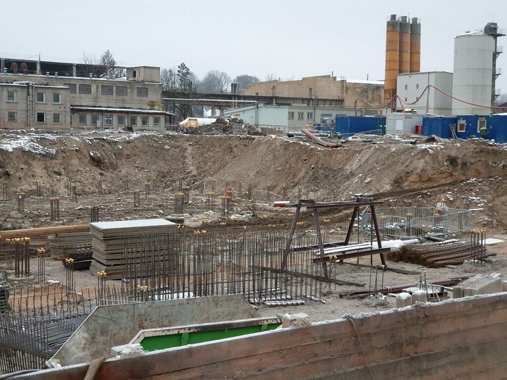 Vilnelės skverai 1 etapas (Manufaktūrų g. 7) - Multi apartment - construction photos