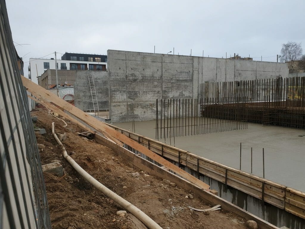 Vilnelės skverai 1 etapas (Manufaktūrų g. 7) - Multi apartment - construction photos