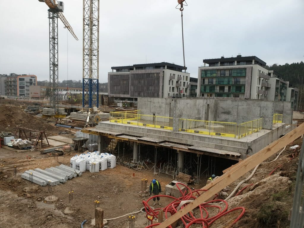 Vilnelės skverai 1 etapas (Manufaktūrų g. 7) - Multi apartment - construction photos