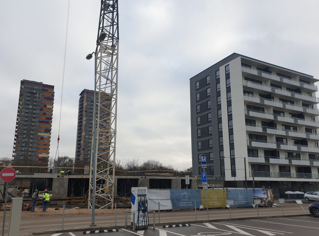 Horizon (Viršuliškių skg. 58) - Multi apartment - construction photos
