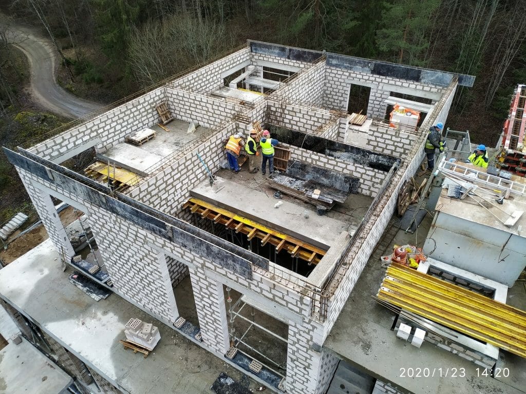 Miško ardai 1 etapas (Burbiškių g. 6) - Multi apartment - construction photos