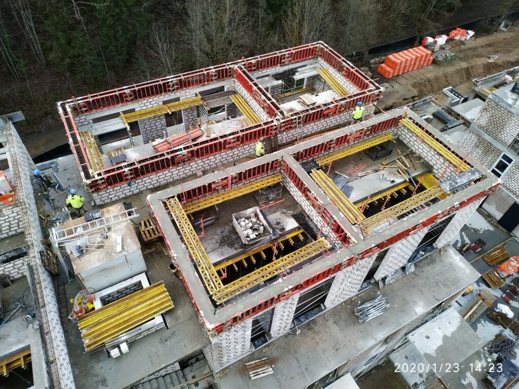 Miško ardai 1 etapas (Burbiškių g. 6) - Multi apartment - construction photos