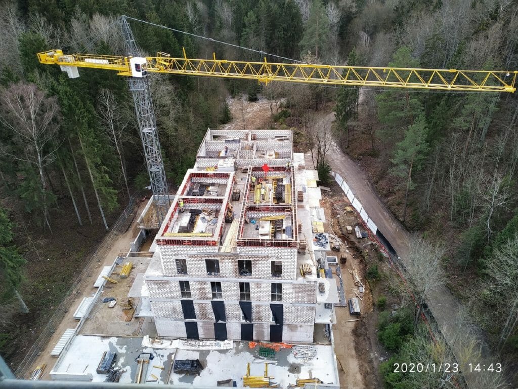 Miško ardai 1 etapas (Burbiškių g. 6) - Multi apartment - construction photos