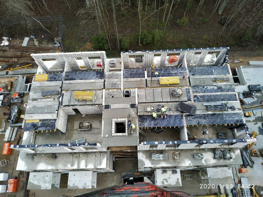 Miško ardai 1 etapas (Burbiškių g. 6) - Multi apartment - construction photos