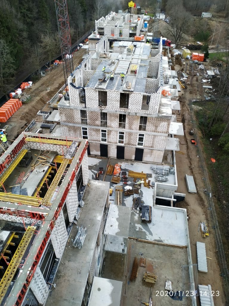 Miško ardai 1 etapas (Burbiškių g. 6) - Multi apartment - construction photos