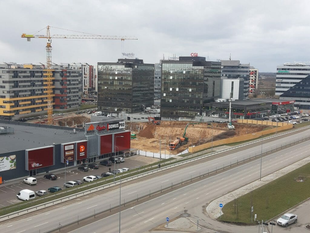 MERAKI B korpusas (Eitminų g. 3) - Office center - construction photos